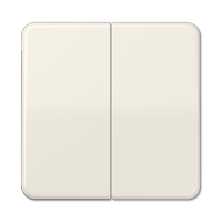 Jung CD500 drukknop voor serieschakelaar en impulsdrukkers creme CD595