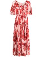 ETRO robe plissée à fleurs - Rose