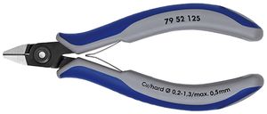 Knipex Precisie elektronica-zijsnijtang gebruineerd met meer-componentengrepen 125 mm - 7952125