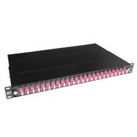 ACT Fiber panel 24 x duplex LC multimode OM4