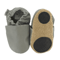 Hobea babyslofjes extra antislip Dunkelgrau-24-25