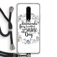 Diamonds: OnePlus 8 Transparant Hoesje met koord
