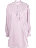 TOTEME robe-chemise en popeline à col montant - Violet - thumbnail