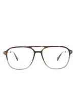 Mykita lunette de vue Gylfi à monture pilote - Marron - thumbnail