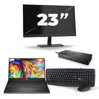 Dell Precision 5520 - Intel Core i7-7e Generatie - 15 inch - 16GB RAM - 512GB SSD - Windows 11 + 1x 23 inch Monitor