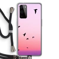 Fly away: OnePlus 9 Pro Transparant Hoesje met koord