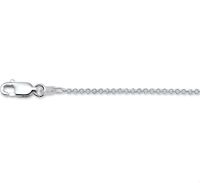 Ketting Ankerschakel zilver 1,4 mm 100 cm - thumbnail