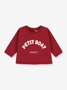Baby-sweatshirt  in katoen PETIT BATEAU rood