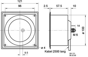 Visaton DK 121 - 8 Ohm Drukkamerluidspreker 15 W Zwart 1 stuk(s)