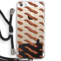 Bacon to my eggs #2: iPhone 5 / 5S / SE Transparant Hoesje met koord