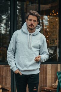 Colourful Rebel Basic Hoodie Grijs Heren - Basic Fit - 460g Katoen