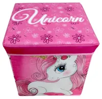 Unicorn Princess opbergbox 30 x 30 x 30 cm