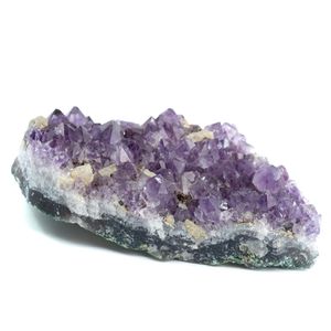 Ruwe Amethist met Calciet Edelsteen Cluster 90 - 150 mm