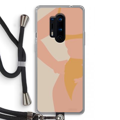 Bikini body: OnePlus 8 Pro Transparant Hoesje met koord