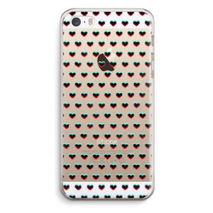 Hartjes: iPhone 5 / 5S / SE Transparant Hoesje