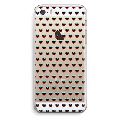 Hartjes: iPhone 5 / 5S / SE Transparant Hoesje
