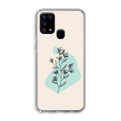 Violets are blue: Samsung Galaxy M31 Transparant Hoesje