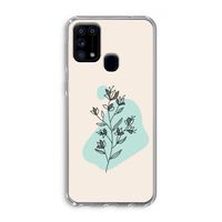 Violets are blue: Samsung Galaxy M31 Transparant Hoesje