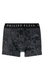 Philipp Plein boxer à motif cachemire - Noir