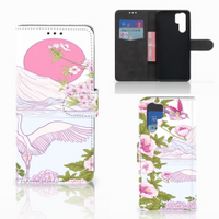 Huawei P30 Pro Telefoonhoesje met Pasjes Bird Standing