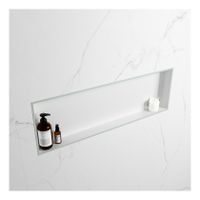 Wandnis Solid Surface Easy | In- en opbouw | 30x90x8 cm | 1 vak | Greey/Talc