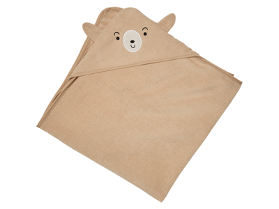 lupilu Badcape 85 x 85 cm (Bruin)