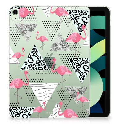 iPad Air (2020/2022) 10.9 inch Back Case Flamingo Triangle iPad Air (2020/2022) 10.9 inch Back Case Flamingo Triangle