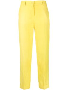 P.A.R.O.S.H. pantalon de tailleur à coupe courte - Jaune