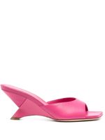 Vic Matie mules en cuir 75 mm - Rose - thumbnail