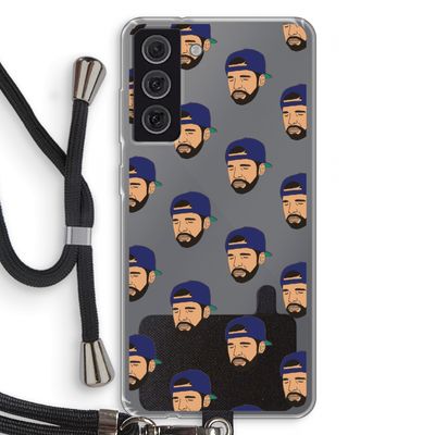 Drake Away: Samsung Galaxy S21 FE Transparant Hoesje met koord