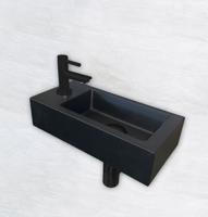 One Pack Mini-Rhea links fontein 360x180x90 mat-zwart - thumbnail