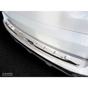 RVS Bumper beschermer passend voor 'Deluxe' BMW X5 G05 M-Pakket 2018- 'Performance' Zilver/Zwart AV244111