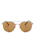 Persol lunettes de soleil à monture ronde - Argent