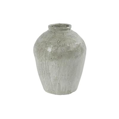 Vaas Gayle wit/groen 23,5xH30,5cm