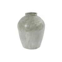 Vaas Gayle wit/groen 23,5xH30,5cm