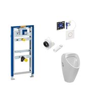 Jika urinoirset met Geberit duofix reservoir en Sigma 01 bediening wit 0701921/0770275/0700530/0703967/ga38710/0700009
