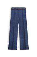 NoBell Meisjes broek palazzo twill - Slim - Navy blauw