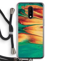 Green Inferno: OnePlus 7 Transparant Hoesje met koord