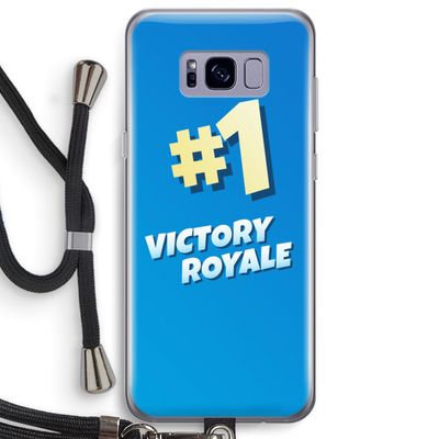 Victory Royale: Samsung Galaxy S8 Plus Transparant Hoesje met koord