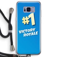 Victory Royale: Samsung Galaxy S8 Plus Transparant Hoesje met koord
