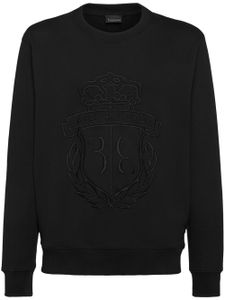 Billionaire sweat en coton à logo brodé - Noir