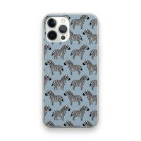Zebra: iPhone 12 Pro Transparant Hoesje