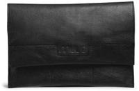 MUUD Hepburn Black - Handgemaakt leren etui 17x28cm