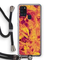 Eternal Fire: Samsung Galaxy A21s Transparant Hoesje met koord Eternal Fire: Samsung Galaxy A21s Transparant Hoesje met koord