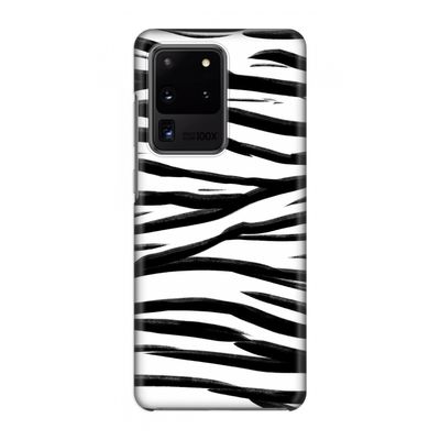 Zebra pattern: Volledig geprint Samsung Galaxy S20 Ultra Hoesje