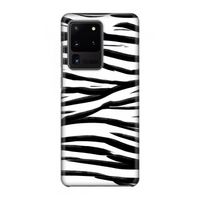 Zebra pattern: Volledig geprint Samsung Galaxy S20 Ultra Hoesje