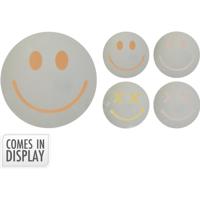 Spiegel glas smiley 25x25cm