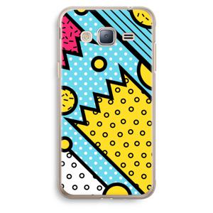 Pop Art #1: Samsung Galaxy J3 (2016) Transparant Hoesje