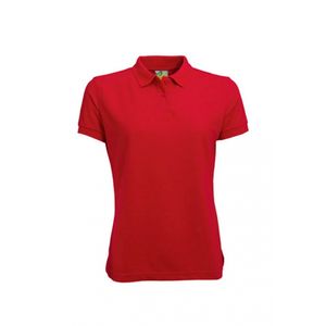 Dames poloshirt rood 42 (XL)  -