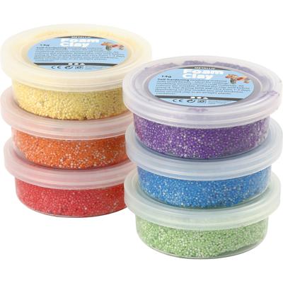 Foam Clay ®, metallic, sterke kleuren, 6x14 gr/ 1 doos